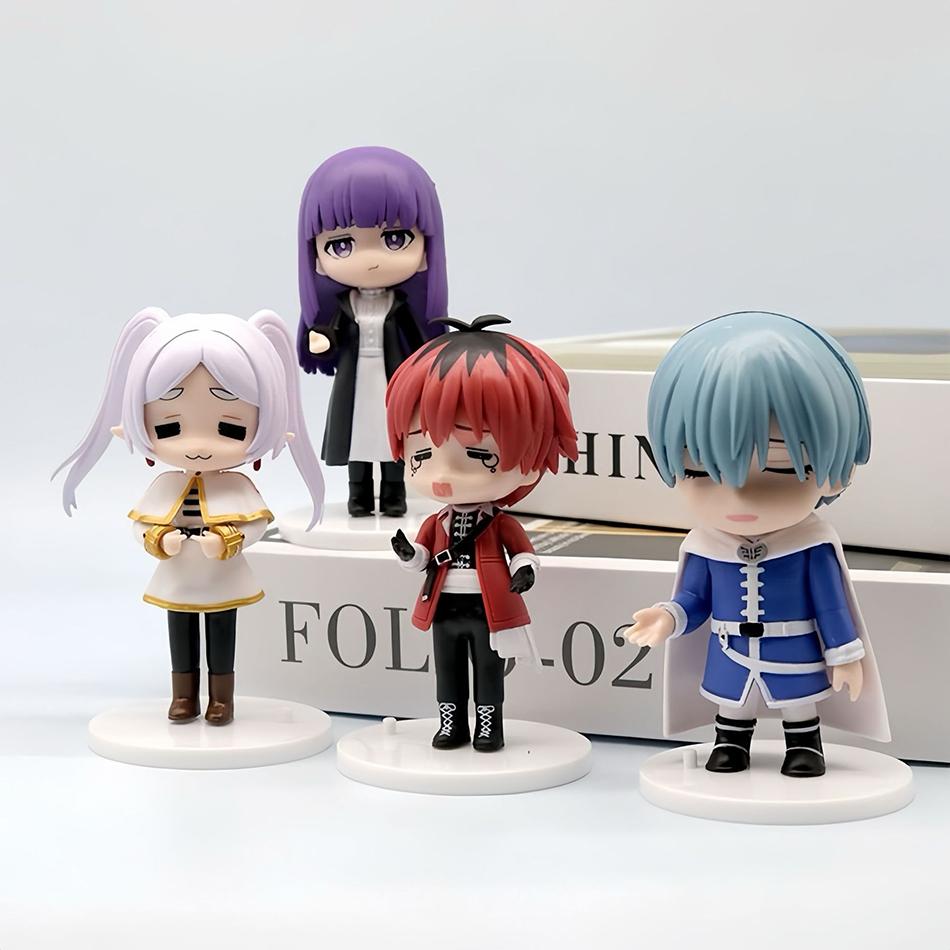 Anime Frieren:Beyond Journey'S End Anime Figures Frieren Himmel Action Figure Cartoon Movable Lovely Ornaments Toy Birthday Gift