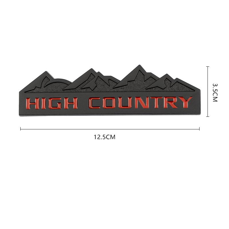 Metal Emblem Sticker Badge Body Trunk Snow Mountain Design Sticker For Jeep Wrangler Rubicon Renegade Compass Grand Cherokee jk
