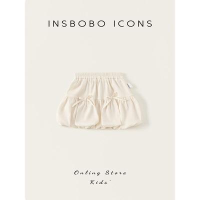 Insbobo Girls' Skirts 2026 Summer New Style Baby Girl Skirts Kidsren's Summer Clothes Fashionable Baby Kidsren's Clothing Trend