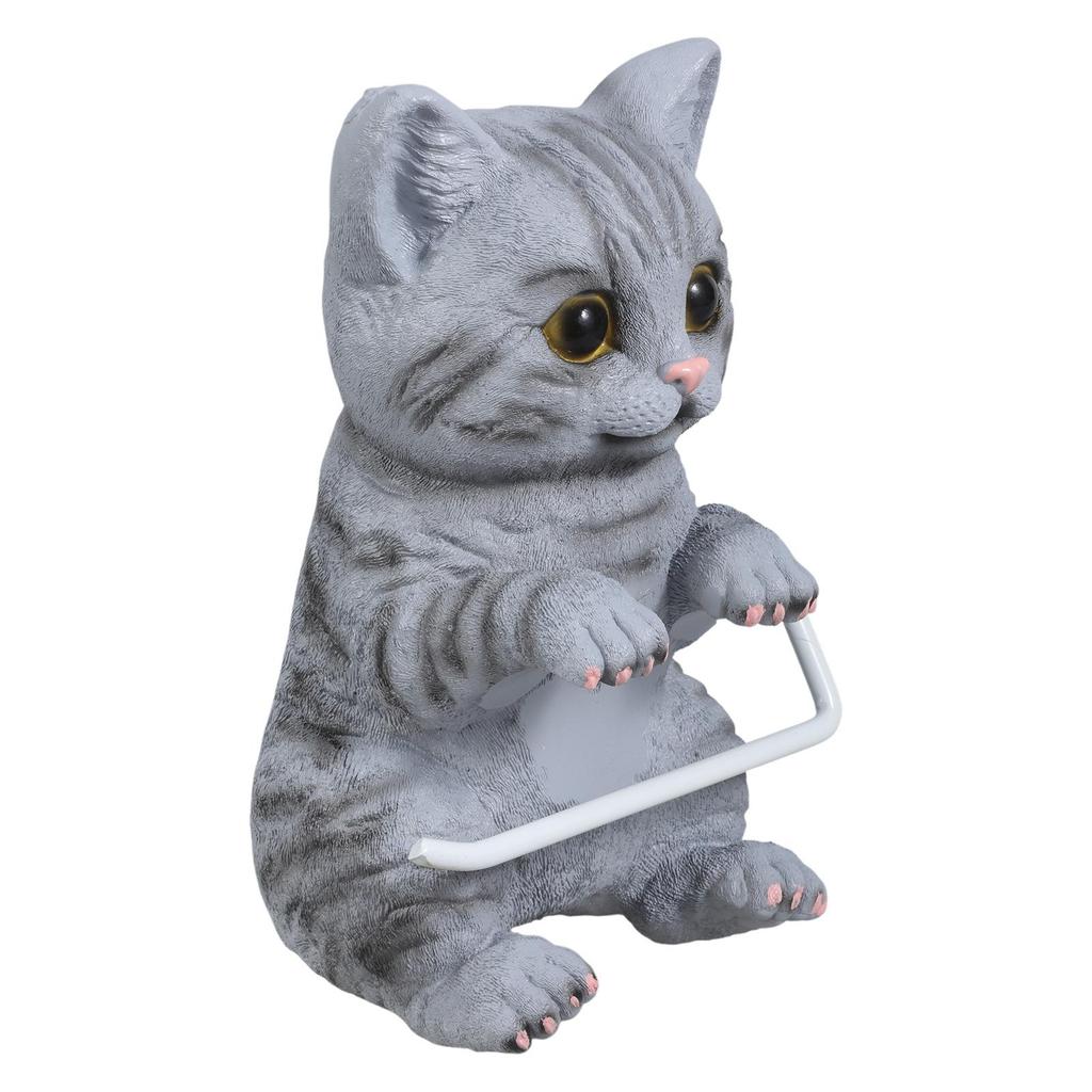 Niedlicher Themen-Toilettenpapierrollen-Spender Wandmontierte Aufbewahrung Harzmaterial Kompakt Platzsparend Heimdeko