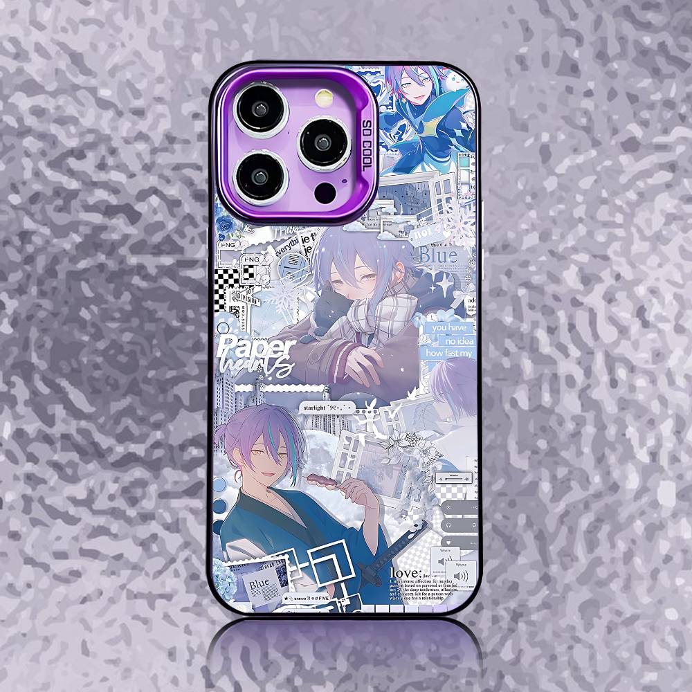 

R-Rui K-Kamishiro Phone Case For iPhone 16,15,14,13,12,11,XS,Mini,Pro,SE,MAX Purple Matte Silicone Cover iPhone11PRO