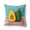 Cool Summer Fruit Polyester Pillowcase Car Decoration Home Print Small Fresh Cute Pillowcase