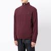 Polo Ralph Lauren Logo Embroidered Solid Color Half-Zip Pullover Sweatshirt Men Sweatshirt Burgundy 710812963-007