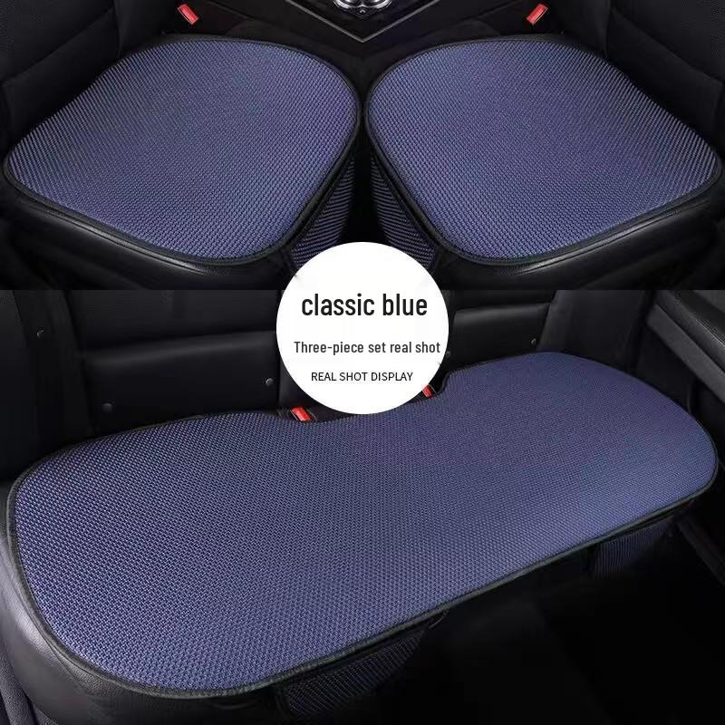 Ice Silk Car Seat Cushion Set for Five-Seat Vehicles - Universal, Luxurious, All-Season Comfort