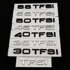 ABS 30 35 40 45 50 55 TFSI Logo Letters Car Trunk Emblem Badge Sticker For E2 Q3 Q5 Q7 A1 A2 A3 A4 A5 A6 A7 A8 Accessories E3