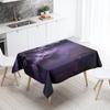 Sunset Evening Glow Scenery Table Cloth Wedding Party Restaurant Banquet Decor Stain Resistant Waterproof  Home