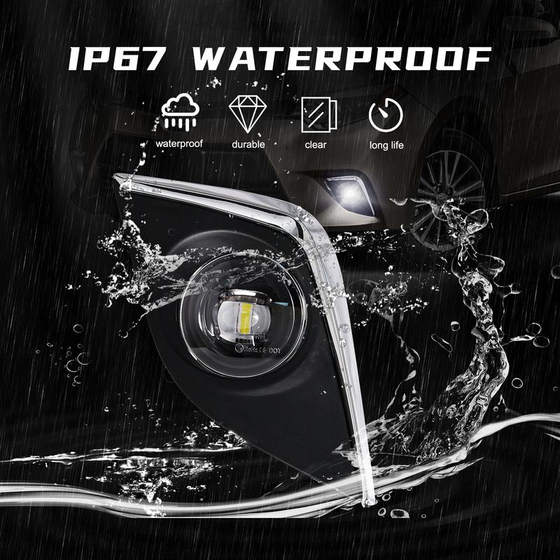 Pentru Toyota Corolla Altis CE ECO L LE 2014 2015 2016 Versiunea SUA LED Lampă de ceață DRL Lumini de zi far auto cu halogen 12V