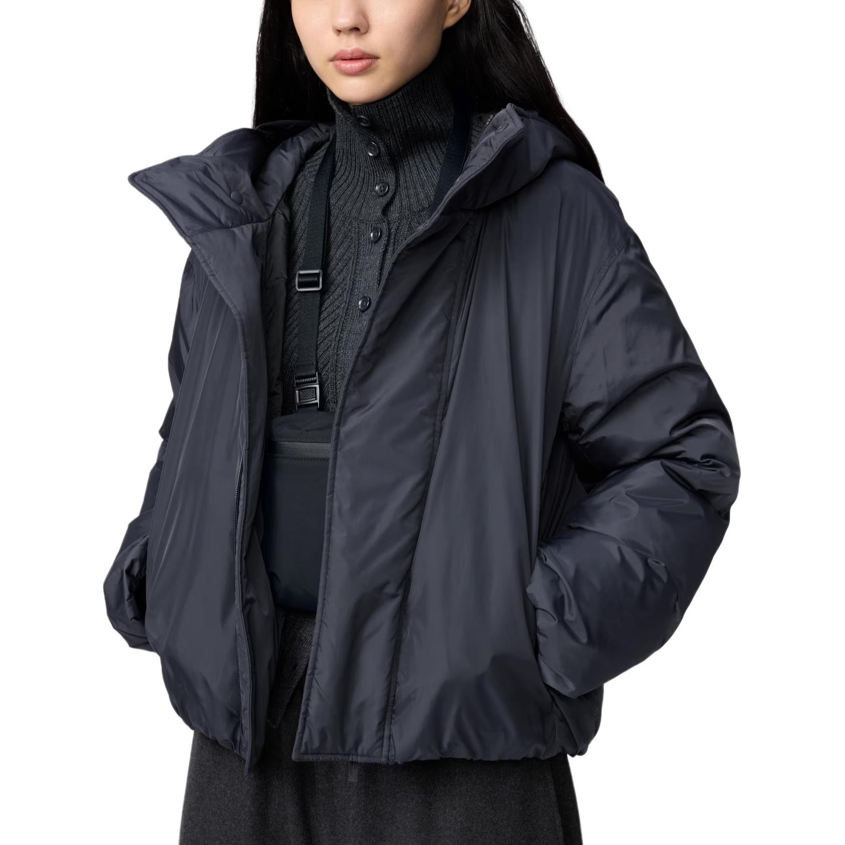 (WMNS) UNIQLO Пуховая парка Pufftech Темно-серый Женская 480064-08 XL