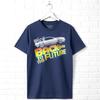 Back To The Future 8Bit Pixel Car Men's T Shirt