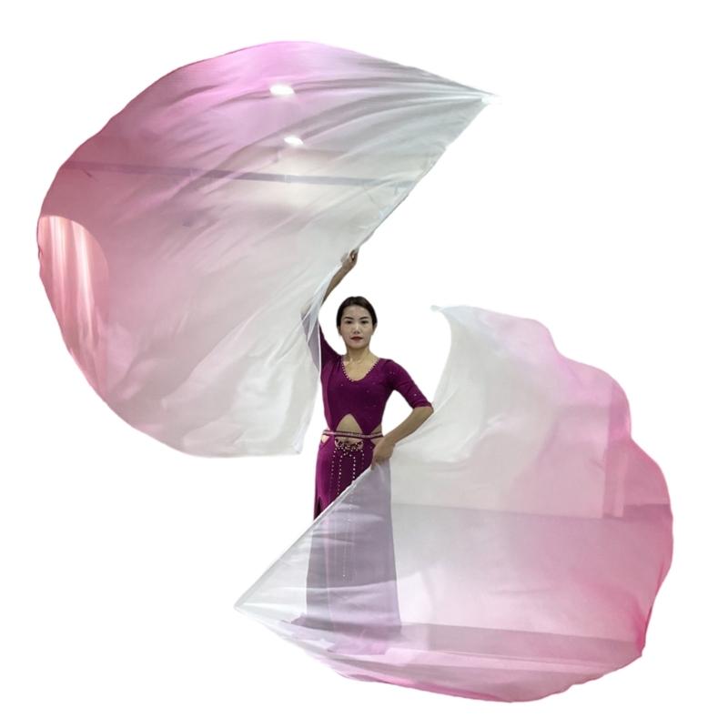 2Pcs Semicircle Praise Church Flags Praise Dance Worship Flags with Scalable Rod for Worship Dance Practice Performances