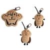 Lovely Cockroach Cartoon Plush Toy for Kids Keychain Cartoon Roach Furry Soft Charm Stuffed Cockroach Toy