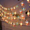 Astronaut Rocket LED String Lights for Kids' Bedroom Decor