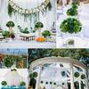 6Pcs Artificial Flowers Centerpiece Table Decorations Rose Ball for Weddding Floral Arrangements Bouquet for Party Home Decor