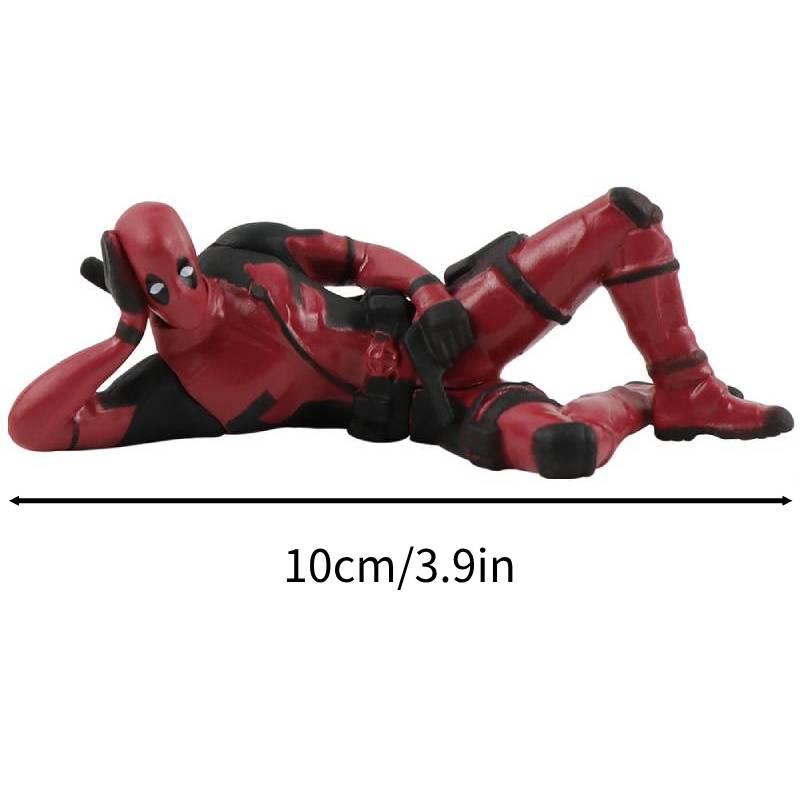 Cartoon Deadpool Pvc Figure Decorative Collectible Model For All Ages
