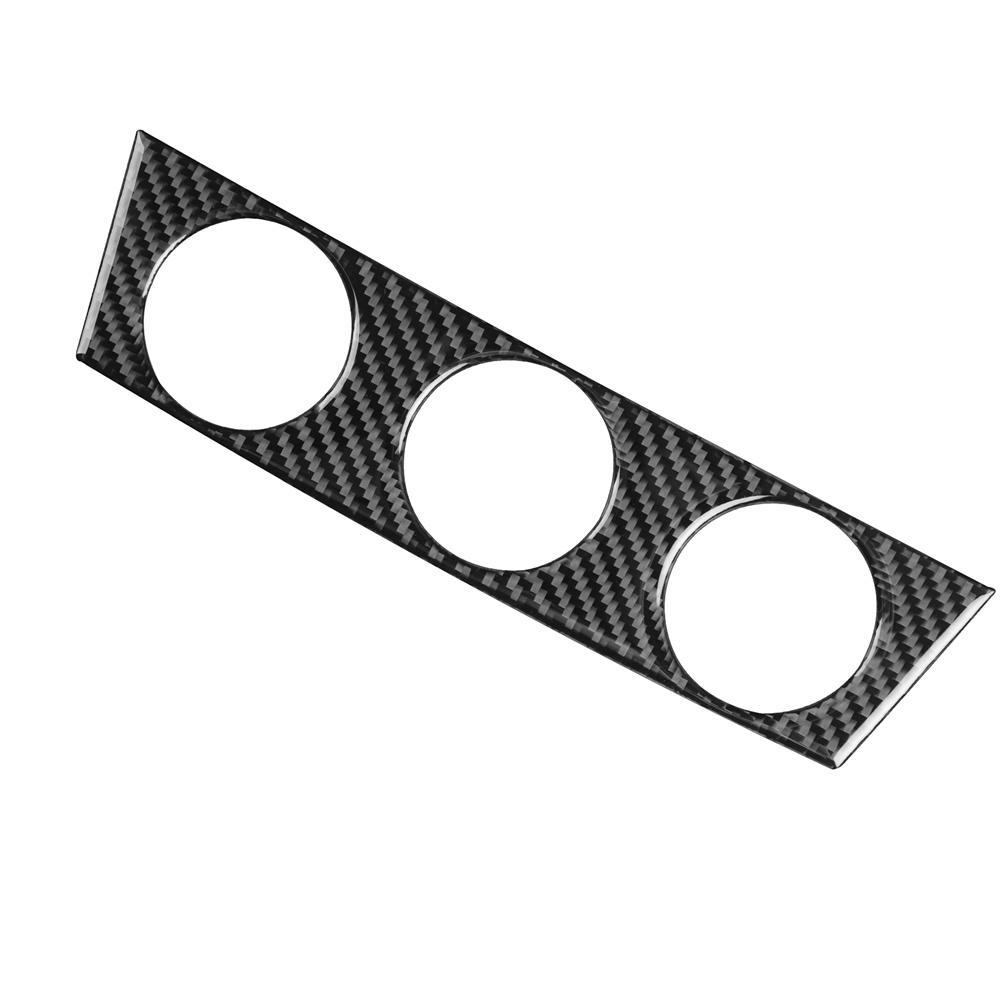 2Pcs Carbon Fiber Interior Central Console Cover Trim For Toyota Camry 2007-2011