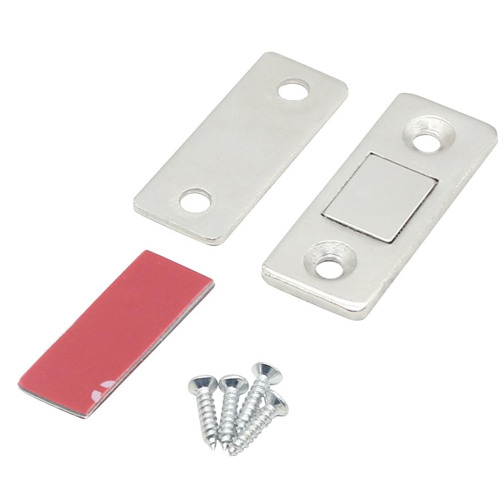 Magnetic Door Catch Cabinet Magnetic Catch Adhesive Drawer Magnet Catch Ultra Thin Cabinet Door Magnetic Catch Drawer Closures