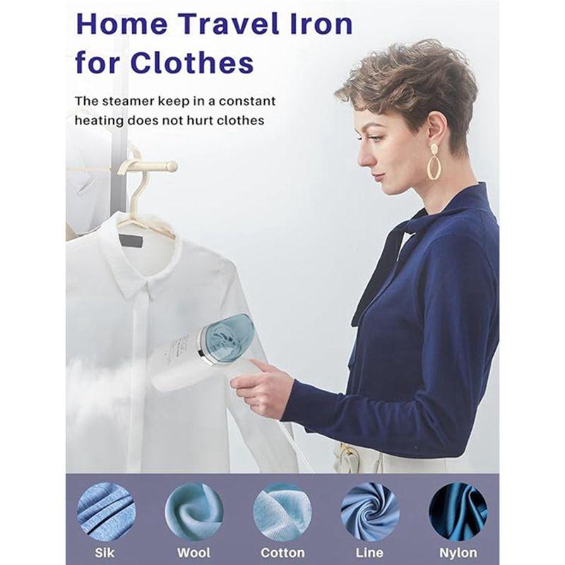A20F-Portable Steamer For Clothes,Handheld Steamer,Foldable Steam Iron-Fast,Fabric Wrinkle Remover 1000W Strong Power