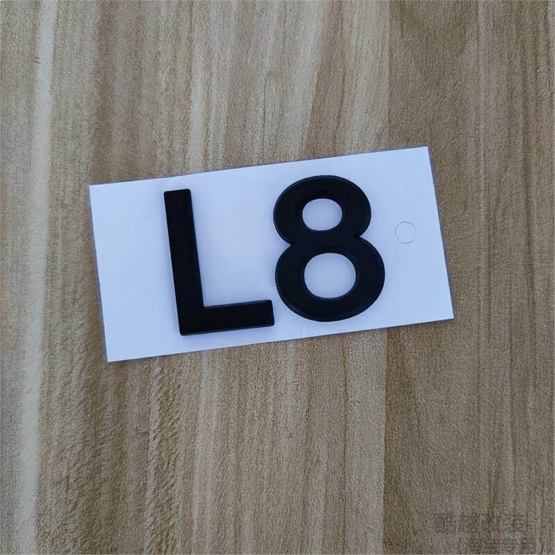 Ideal L9-L6 Black Hood and Tailgate Emblem/Lettering Sticker Set