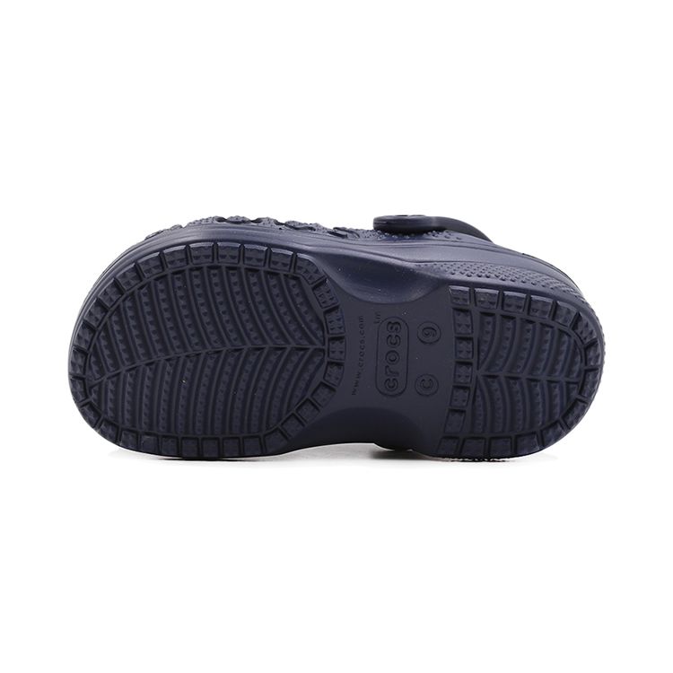 Crocs Classic Clog Comfortable Trendy Clogs Baby Sandals Deep-Blue 207013-410