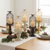 Birdcage Candle Holder, Vintage Iron Candle Stick Holder, Decorative Wedding Candle Centerpiece for