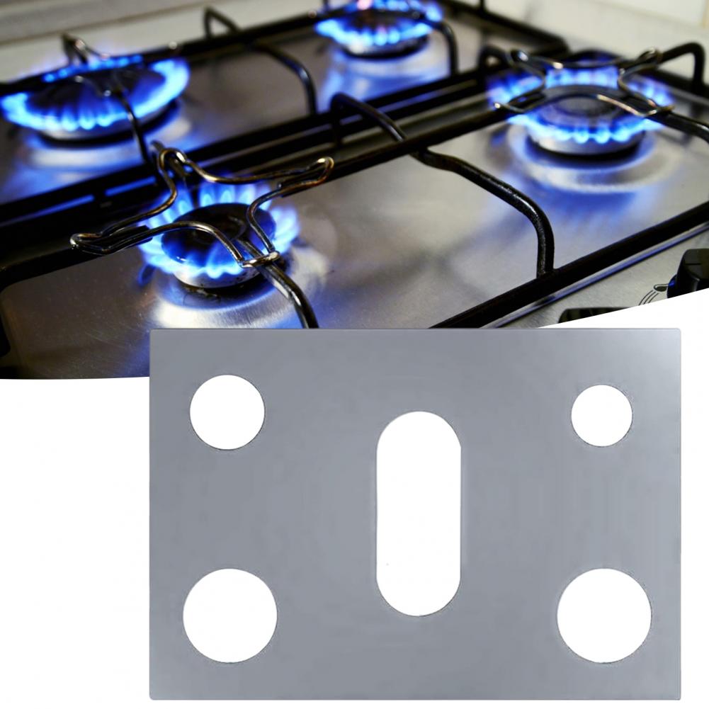 1/2Pcs Gas Stove Mat Easy to Clean Non-Stick Reusable Cover Heat Resistant Stovetop Protection Mat Kitchen Essential