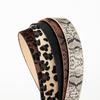 Women's Leopard & Snake Print Double Ring Buckle Belt - Versatile European & American Style