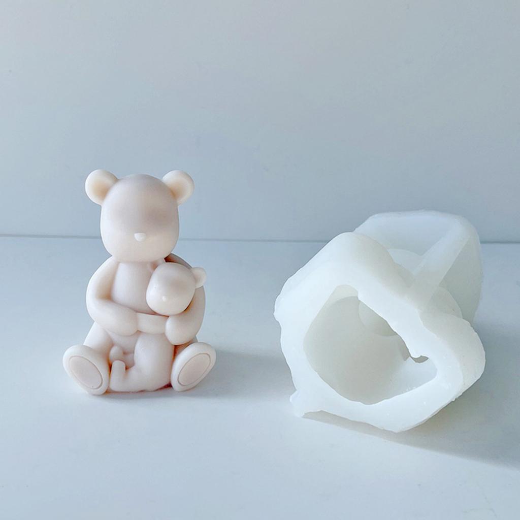 Bear Candle Molds for Candle Making,Candles Resin Mould Home Ornament Mold
