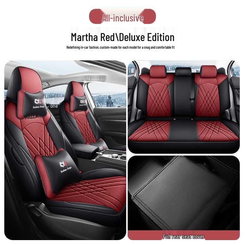 Mazda Angkesaila Five-Seater Cartoon Leather Car Seat Covers for All Seasons