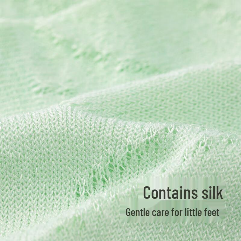 YEEHOO Unisex Kids' Anti-Bacterial Silk Mid-Calf Socks (2 Pairs)