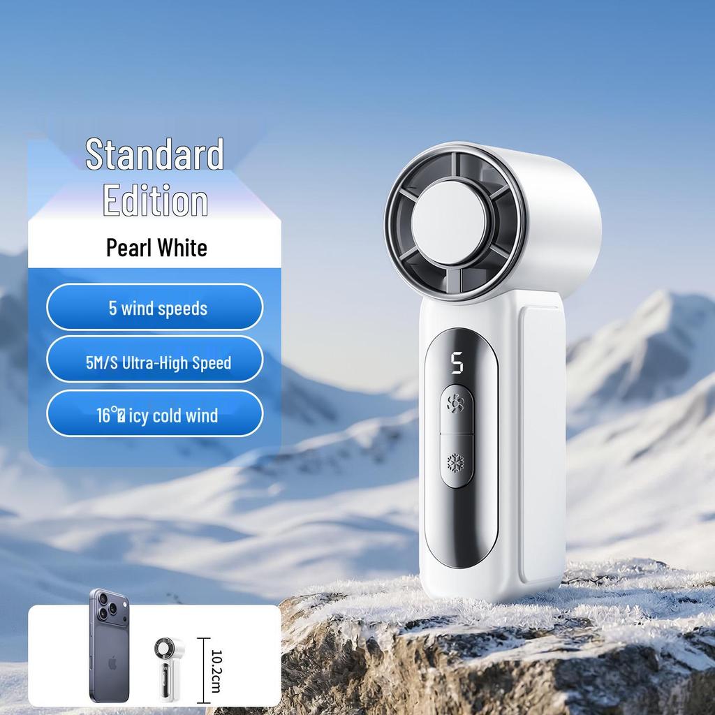 2026 Summer Mini Turbo Cooling Handheld Fan - Portable Outdoor Small Ice Pack Fan