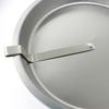 Non-Stick Round Stainless Steel Baking Pan 9-Inch Cake Mold with Metal Spatula Heat-Resistant Essential Kitchen Tool for Pizza Pie Cheesecake