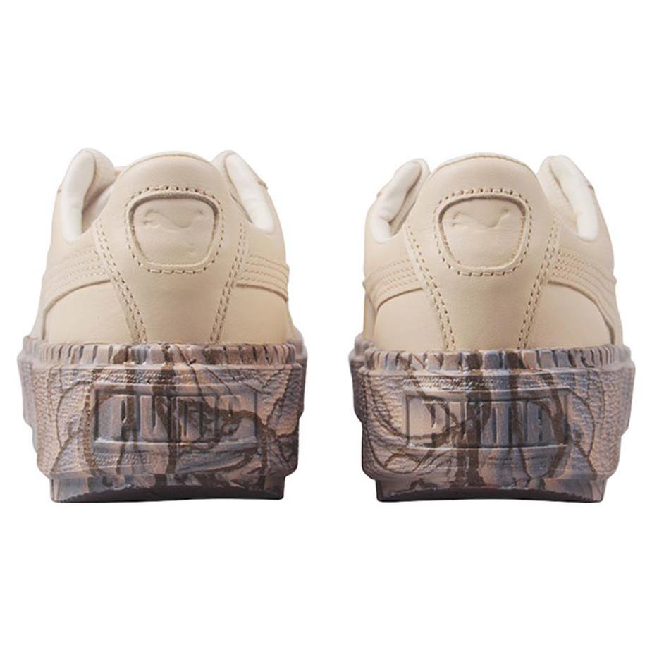 Puma Platform Trace Mimicry 'White' Women's (Unisex) Skateboard Shoes 366978 01