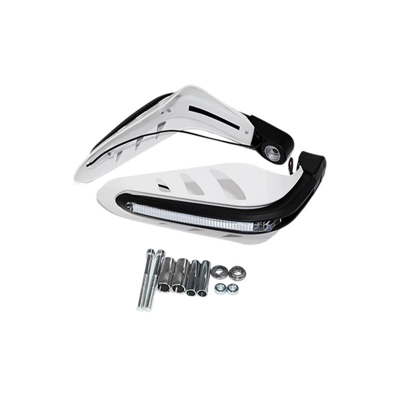 

Protectores de mano para motocicleta con luz LED accesorios de protección para manillar