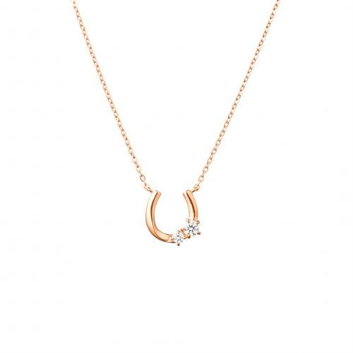 

Canal 4℃ Silver and Pink Gold Necklace 151914121008
