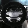 Fluffy Steering Wheel Cover For Women Fuzzy Steering Wheel Cover Winter Warm Faux Wool Plush Car Wheel Cover Furry Steering Wheel Protector Universal