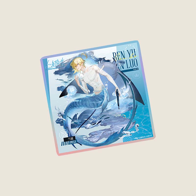 The Falling Merman | CP29 Badge & Acrylic Stand Figure & Shikishi Board Set  hot  CP29 Badge