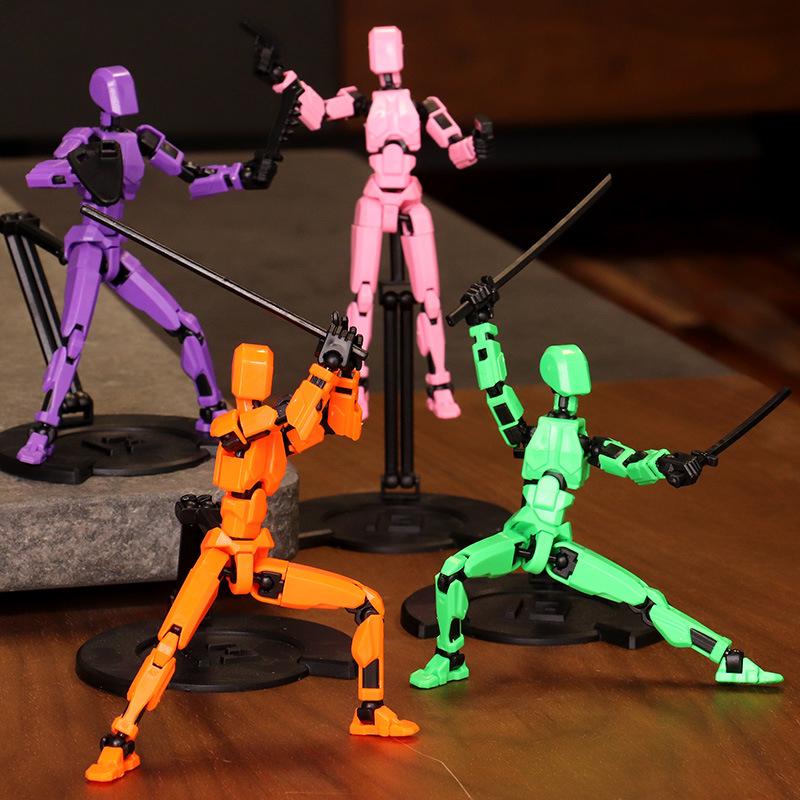 Multi-Jointed Movable Robot 3D Printed Mannequin Plaything 13 Action Figure Full Body Movable Robot Playthings Presents For Children