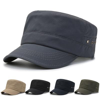 Chapéu de coco masculino de verão chapéu de secagem rápida para exterior chapéu de sol boné fino respirável chapéu masculino para viagem chapéu fresco