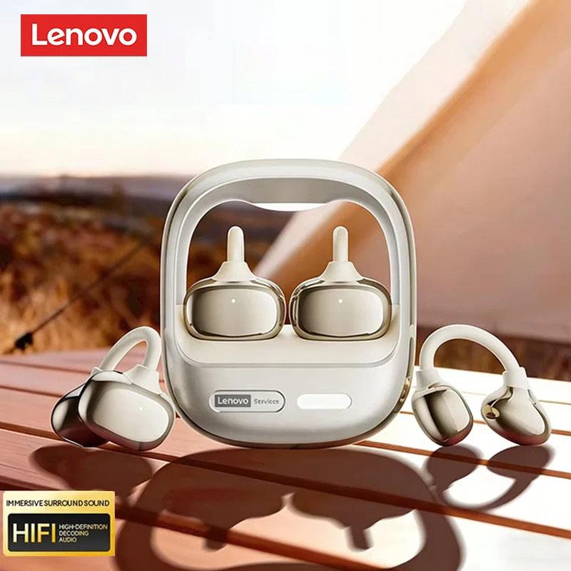 Orijinal Lenovo RS115 Spor Kulaklıkları OWS Kablosuz Bluetooth 6.0 Kulak Klipsli Kulaklıklar Oyun Kulaklığı 25 Saat Süre HD Çağrı Müzik Kulaklığı