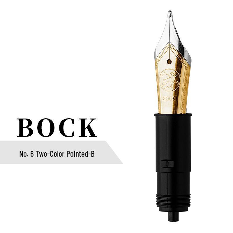 German SCHMIDT Bock Gold-Plated Silver Nib Fountain Pen Set FH241/FH452
