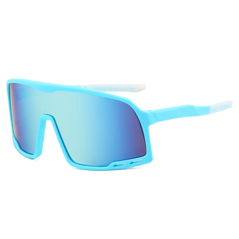 Outdoor Sports Glasses One-Piece Large Frame Sunglasses Latest Fashionable Cycling Sun Glasses Trendy and Colorful Eyeglass Uv400
