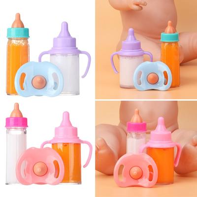Multistyles Magic Milk Juice Bottles Fit Newborn Dolls Dollhouse Toys  18inch Doll