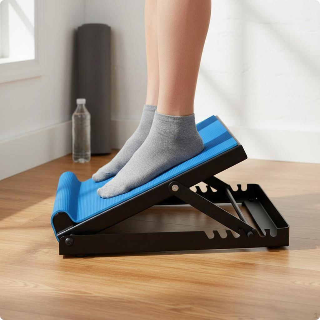 Adjustable Slant Board Portable Incline Stretch No Assembly Required