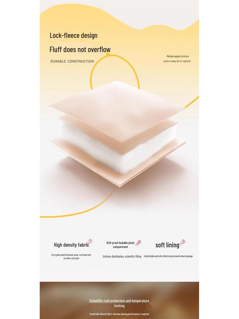 YAYA Women's Hooded Color-Block Down Jacket