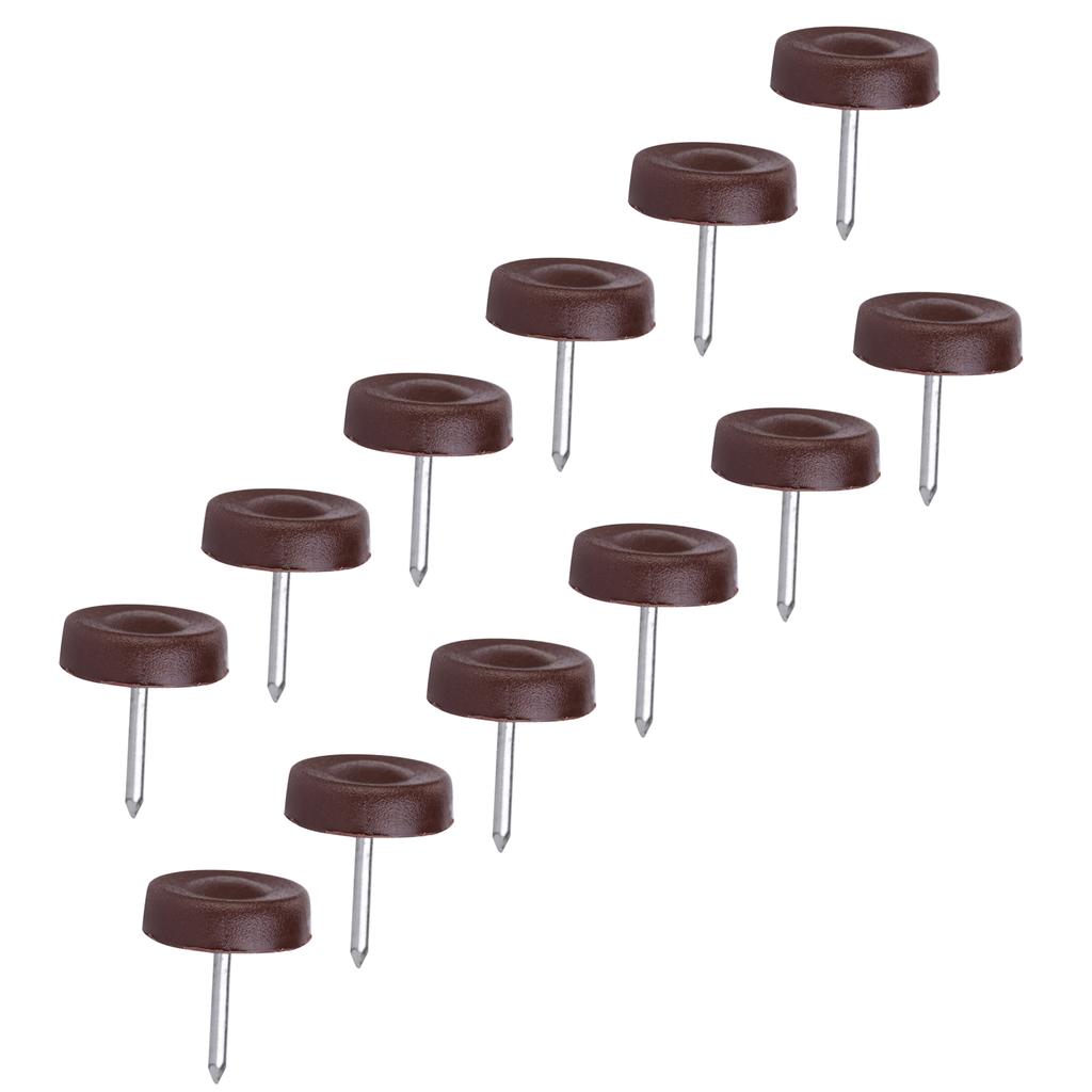 100pcs Furniture Sofa Chair Table Bottom  or Glides Anti slip Nails Pads 14mm*4mm