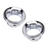 51117127941 51117127942 Car Front Fog Lights Frame Fog Lights Trim Ring For Mini R50 R52 R53 2002-2006 Silver
