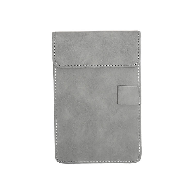 A4 Meeting Pad Clip Leather Recording Clip Business Pen Slot Office Practical Folder Writing Memo Clip