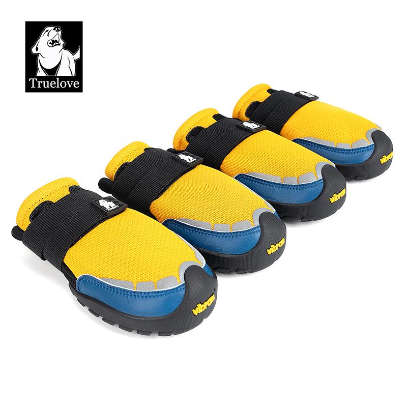 Truelove Pet Shoes Vibram Sole Reflective Durable Anti-slip Soft Mesh Nylon Comfortable Outdoor NEW 2/4pcs Training TLS4862