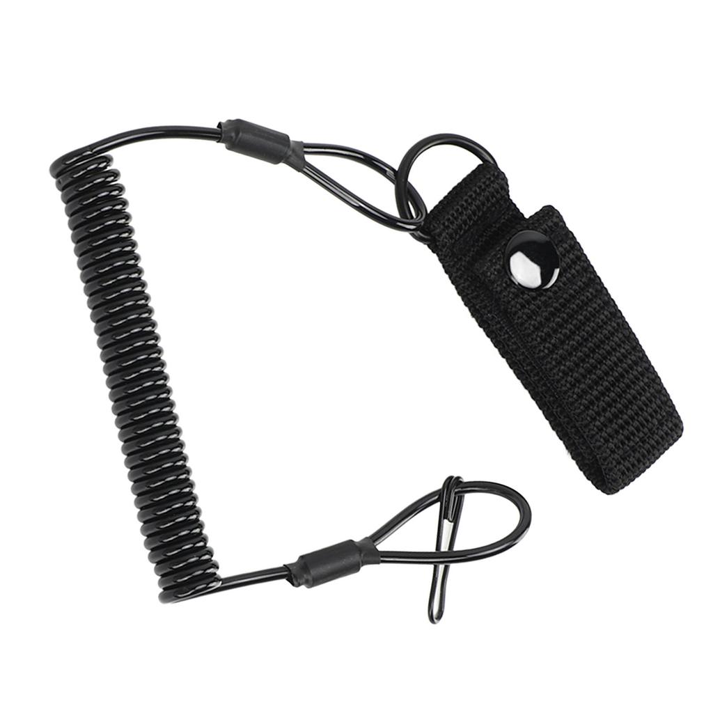 Cordão de Segurança de Mola para Ferramenta de Disparo Anti-Perda Resistente a Cortes Nylon Cordão de Câmera Corda para Acessórios de Caça ao Ar Livre