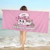 E-Esthers Bunnys Cartoon Microfiber Printed Beach Towel Mountain Climbing Yoga Beach Swimming Running Absorbent Soft Towel